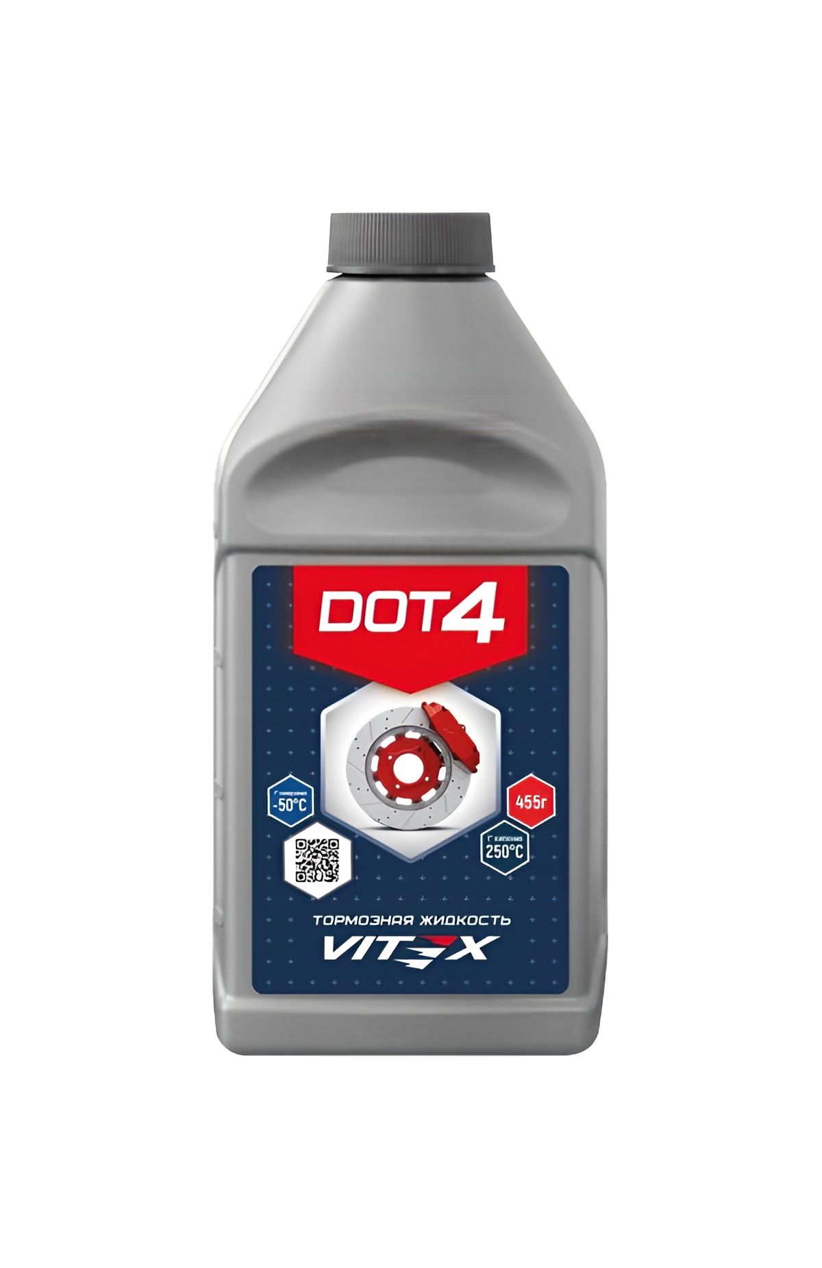 Жидкость тормозная DOT-4 455г