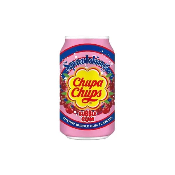 Газированный напиток Сhupa Chups Bubble Gum Cherry, 345 мл