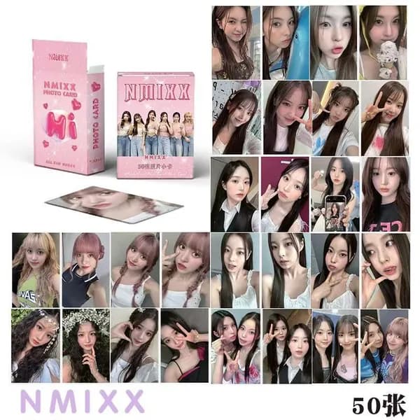 Карточки NMIXX голографические kpop, подарочный набор кпоп карты