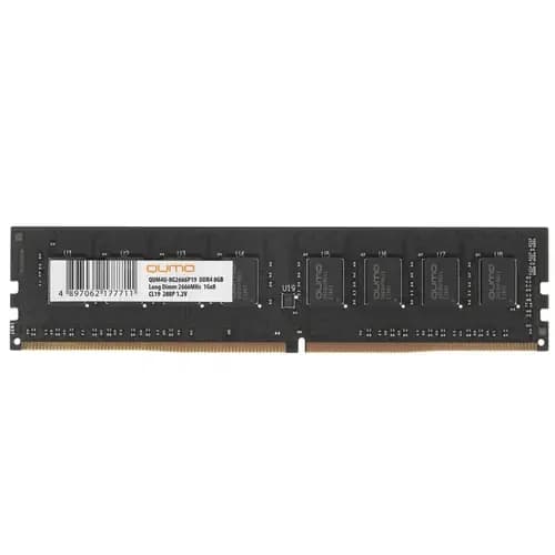 QUMO Оперативная память DDR4, 2666 МГц, 1 x 8 ГБ (QUM4U-8G2666P19)