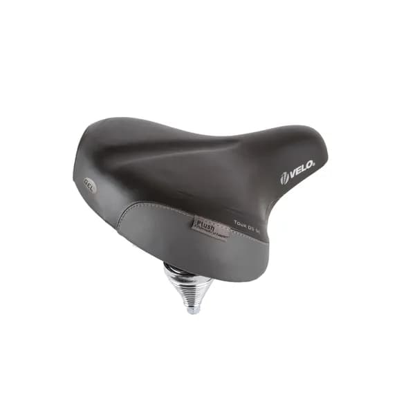 Седло Velo Plush Tour Ds Gel с гелевой и пружинной амортизацией