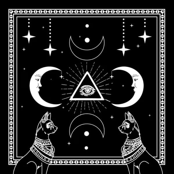 Коврик для гадания Таро, - A60