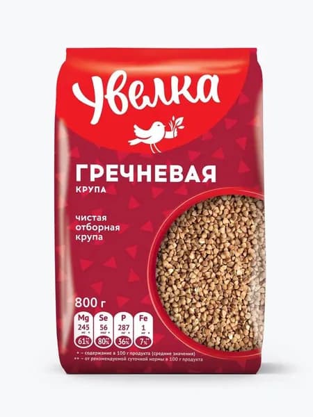 Гречка Увелка, 800 г