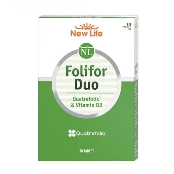 New Life Фолифор Дуо 30 таблеток