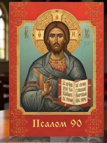 Псалом 90 Икона Спасителя Господь Вседержитель. Освященная