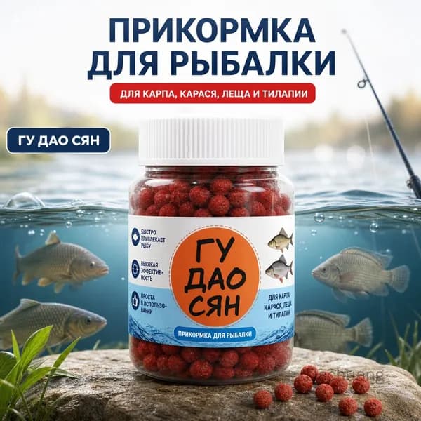 Универсальная прикормка для карпа, карася, леща и тилапии в гранулах
