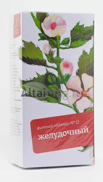 Фиточай Алтай №12 желудочный, 20 пакетиков по 2г