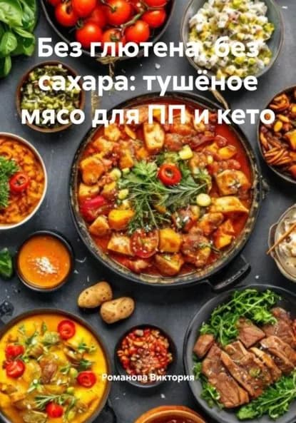 Без глютена, без сахара: тушёное мясо для ПП и кето | Романова Виктория Алексеевна | Электронная книга