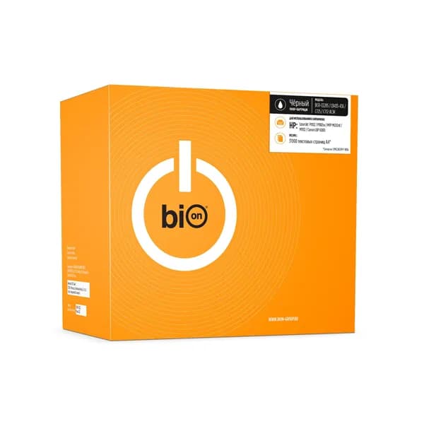 Картридж Bion CE285/CB435-436/C725/C712-XL2.4K 2400 страниц, цвет черный