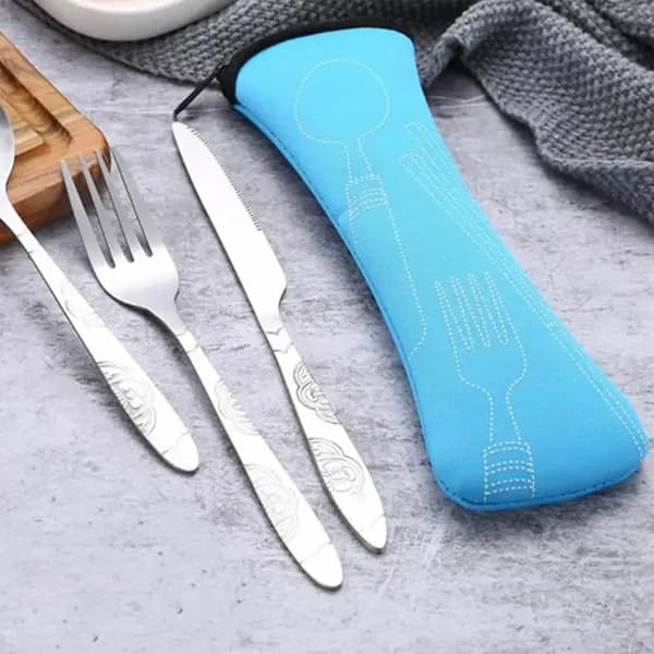 Походный набор столовых(L: 20cm, W: 6.5cm)