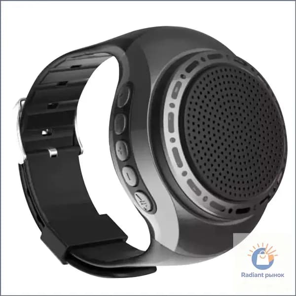 Премиумбраслет с Bluetooth U6 для велосипеда, черный, с подсветкой и управлением съемкой