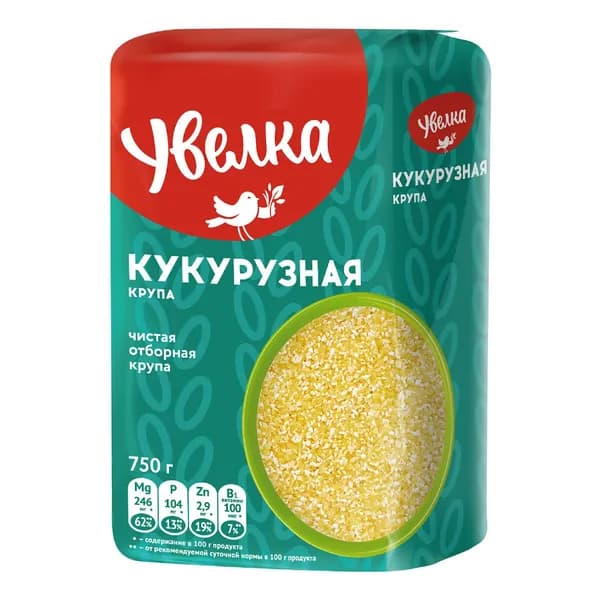 Крупа кукурузная Увелка 750 г