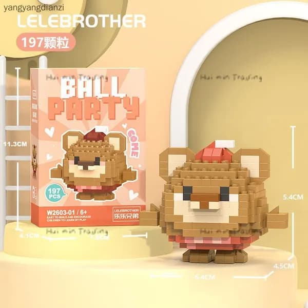 Мини-конструктор совместимый с LEGO, развивающая игрушка