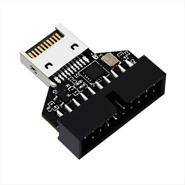Переходник USB3 Type-E 20Pin На USB 19Pin Для Корпуса