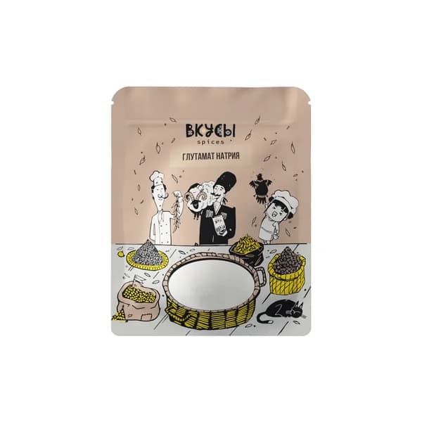 Глутамат натрия усилитель вкуса (Е621) "Вкусы" 40 гр.