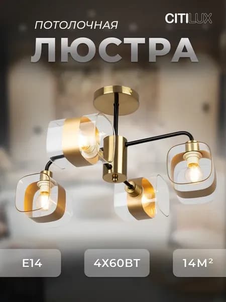 Люстра потолочная Бертон CL140141