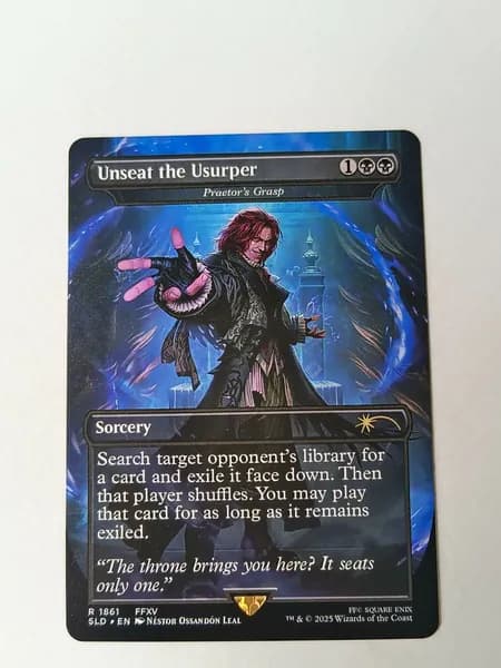 Портативные карты MTG Высококачественные карты Final Fantasy без фольги Узурпатор 1861