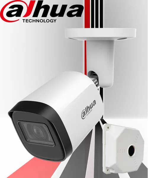 Dahua DH-HAC-B2A51P-U-0280B-S2. Уличная цилиндрическая HDCVI-видеокамера 5Мп + монтажная коробка. Товар уцененный