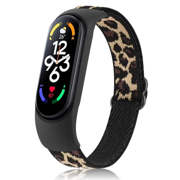 Эластичный нейлоновый ремешок для часов для Xiaomi Mi Band 7 6 5 4 3, регулируемый сменный браслет для Xiaomi Mi Band 3 4 5 6 7