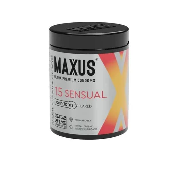 Презервативы MAXUS гладкие Sensual 15шт. X-Edition