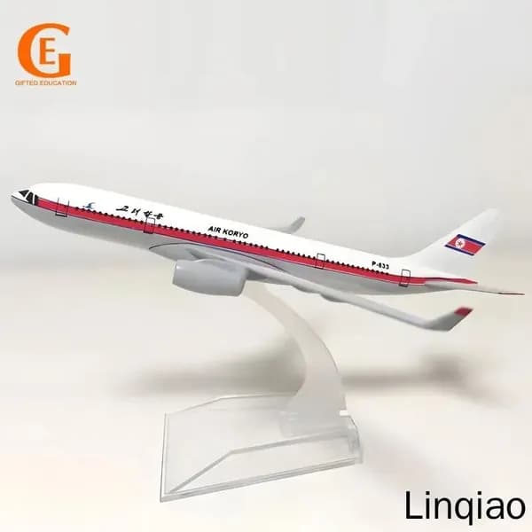 Металлическая Модель Самолета TU-204 P-633 Северная Корея, Советских Air KORYO Литая Коллекционная