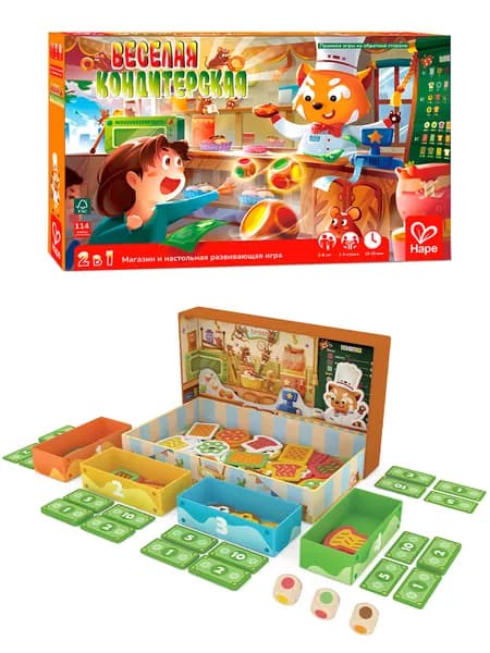 Детская настольная игра "Пора играть!" Веселая кондитерская