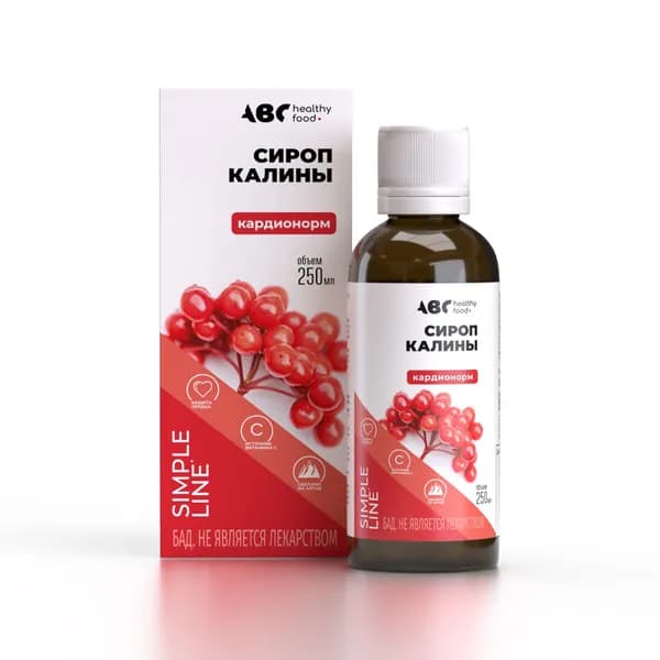 Кардионорм с калиной ABC Healthy Food сироп 250мл