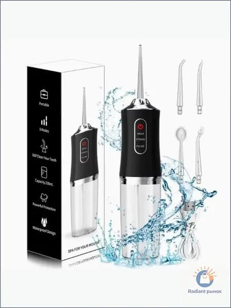 Портативный ирригатор для полости рта, домашний мини-водяной флосс, электрический очиститель зубов
