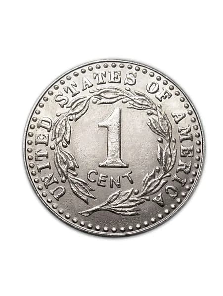 1 цент 1896 США копия пробной монеты
