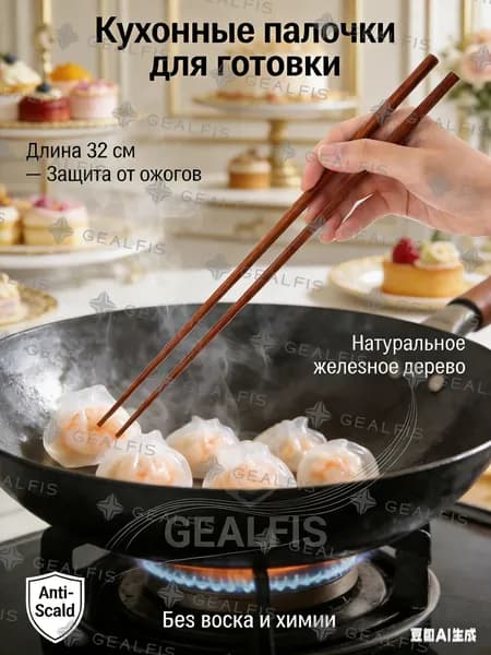 Зажимы для китайских палочек, 32 см, 1 шт