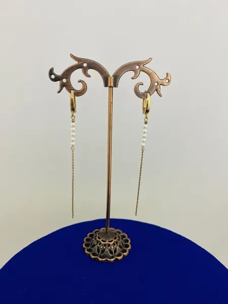 Silver Bird Серьги ювелирные Серебро позолоченное 925 пробы