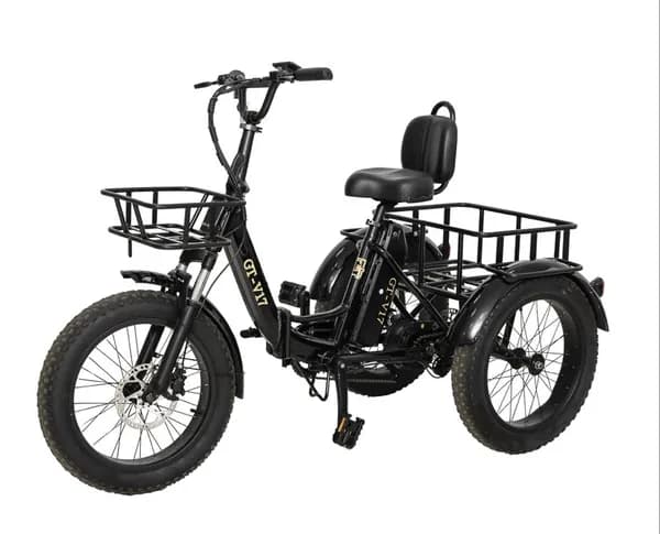 Электровелосипед трехколёсный GT V17 2025 500W, 48V/15AH