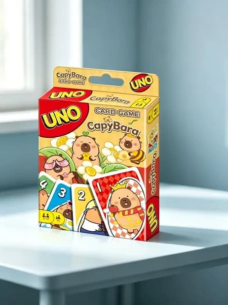 Карточная игра Уно Капибара для детей и взрослых,UNO СapyBara
