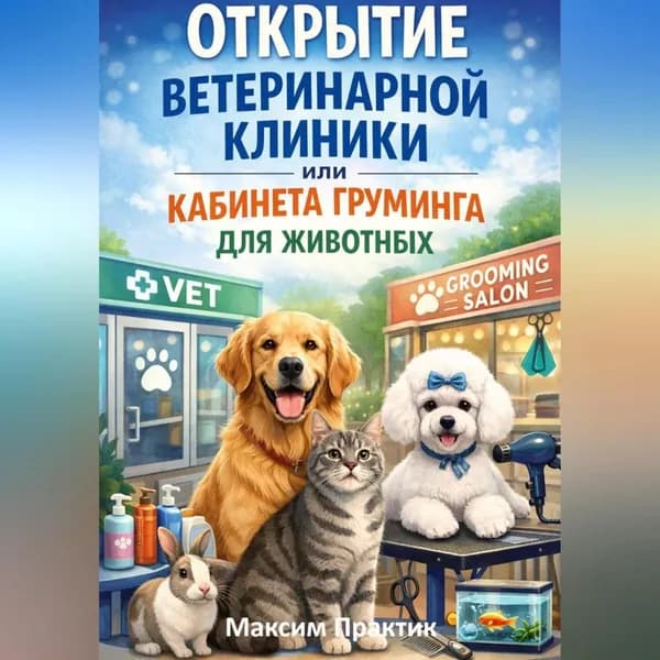Открытие ветеринарной клиники или кабинета груминга для животных | Практик Максим | Электронная аудиокнига