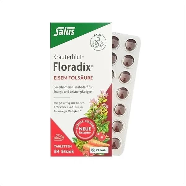 Salus Floradix Железо, Защ84 таблетки