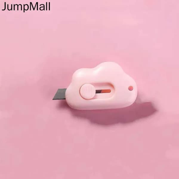 1 шт. Mini Pocket Cloud Art многофункциональный нож для резки бумаги, упаковки, сменным лезвием, канцелярский инструмент.