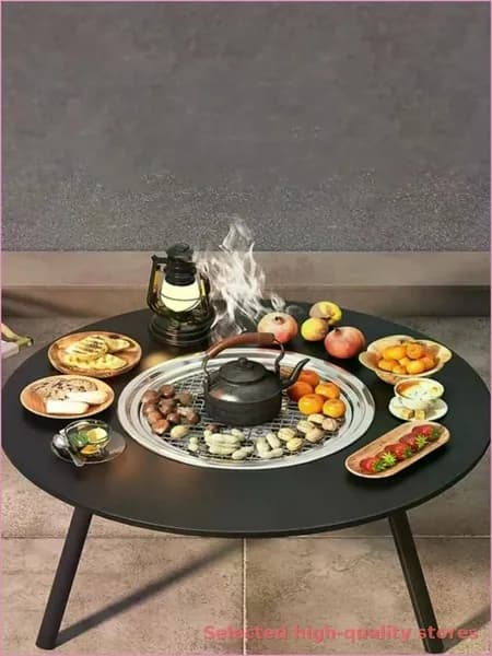Садовый стол,Сталь 58х58х46 см