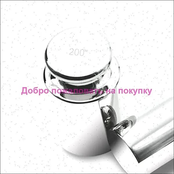 Калибровочная гиря для цифровых весов, прецизионная хромированная сталь, 200g