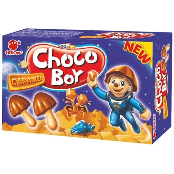 Chocoboy Карамель печенье 45г, 1 шт