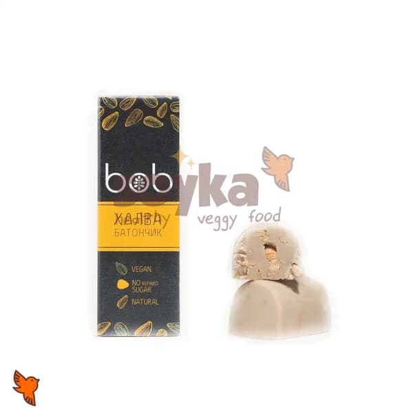 Батончик халва без сахара Bob, 50г