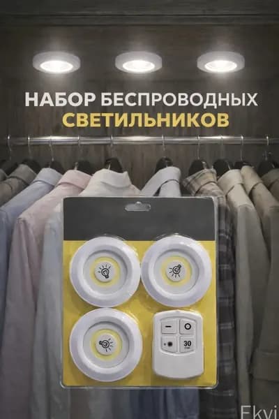 Настенный светильник, Без цоколя