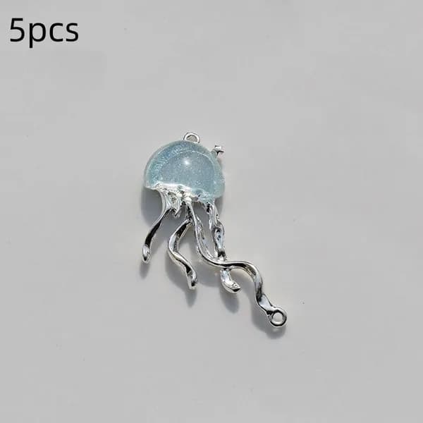 Подвески Медуза для DIY, разноцветные, фурнитура для серёг, браслетов, колье и брелоков, набор аксессуаров
