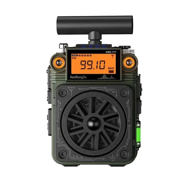 Портативный Цифровой Радиоприемник HanRongDa HRD-777, FM, MW, SW, Bluetooth, MP3, от Сети и Аккумулятора