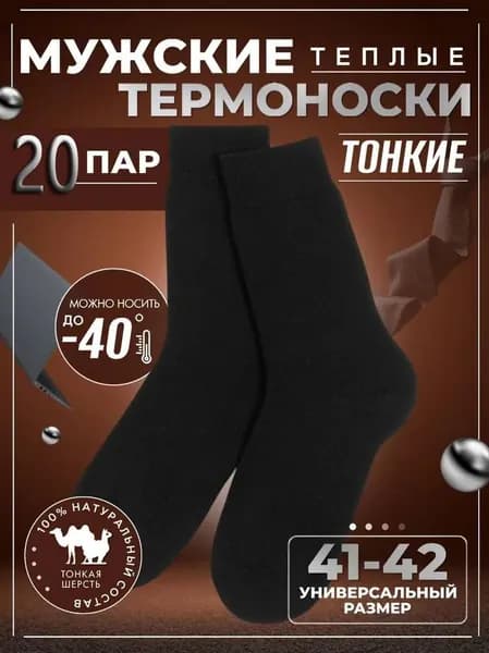 Носки мужские Термоноски, 20 пар
