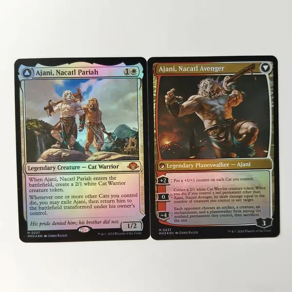 Портативные карты MTG Настройка и прокси высококачественной фольги Аджани, Накатл Пария