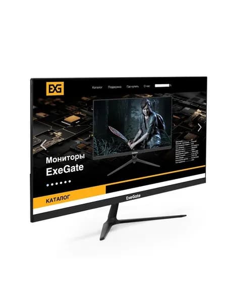 ExeGate 24" Монитор ProSmart EV2407A (EX294344RUS), VA, 1920x1080 Full HD, 75 Гц, черный