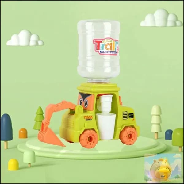 Кулер для воды Детский игровой набор "Веселый автобус-кулер",мини питьевой фонтанчик с подачей воды