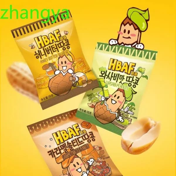 HBAF Арахис жареный мёд масло васаби карамель детская закуска
