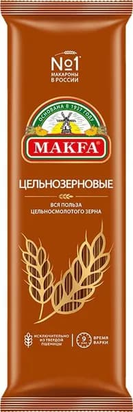 Макароны Спагетти Цельнозерновые Макфа, 500г