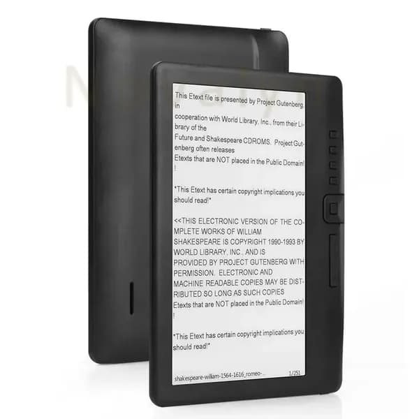 7" Электронная книга, черный